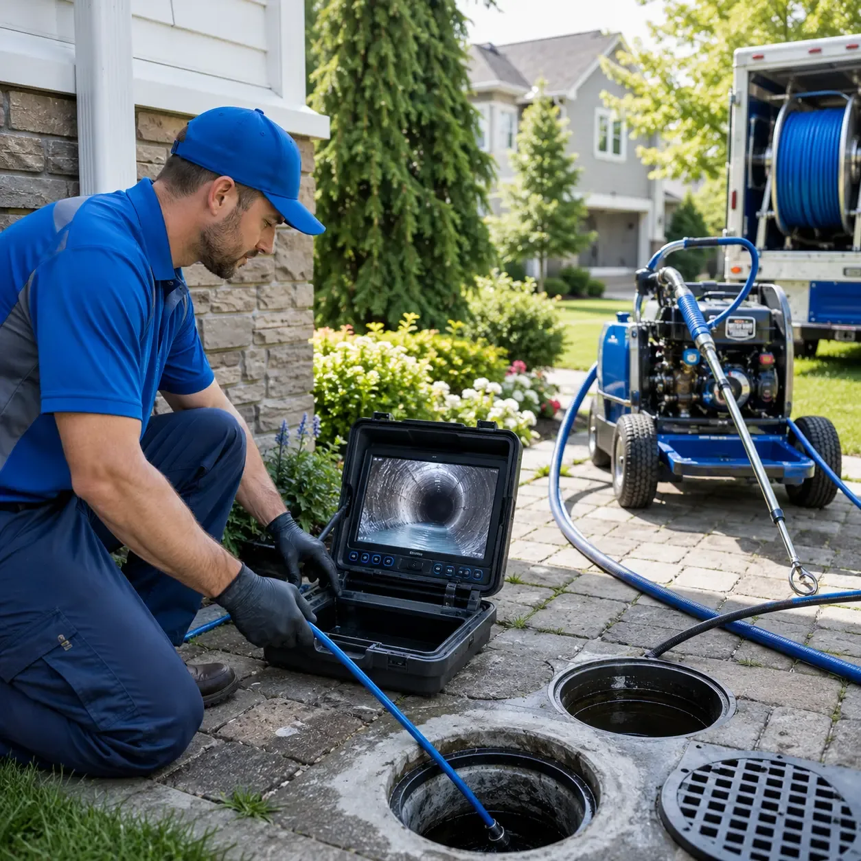 Outdoor drain cleaning professionals serving Macon, IL
