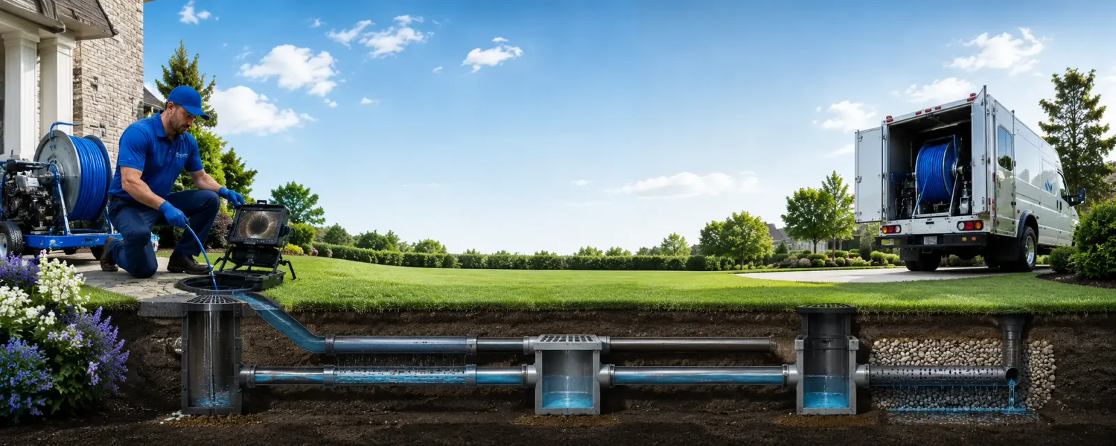 Outdoor drain cleaning information for Macon, IL